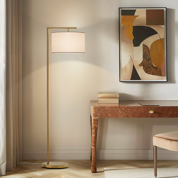Brightech Montage Modern LED Floor Lamp Rose Gold
